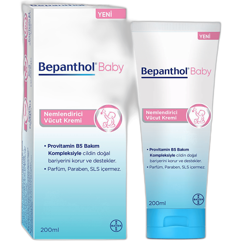 BEPANTHOL BABY NEMLENDIRICI VUCUT KREMI 200 ml tüpBebek KremiBAYER1MST-7971BEPANTHOL BABY NEMLENDIRICI VUCUT KREMI 200 ml tüp