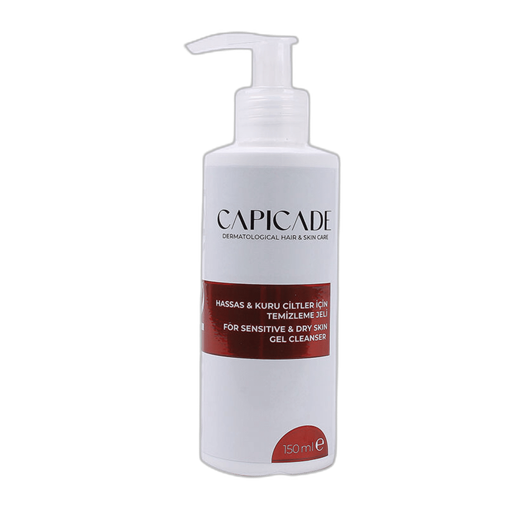 CAPICADE HASSAS KURU CILTLER ICIN TEMIZLEYICI JEL 150 ml şişeYüz JeliOLİMPOS PHARMA1MST-13426CAPICADE HASSAS KURU CILTLER ICIN TEMIZLEYICI JEL 150 ml şişe