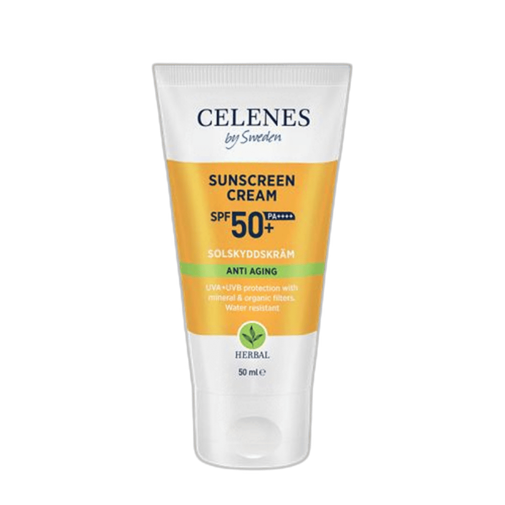 Celenes By Sweden Herbal Yaşlanma Karşıtı SPF50+ Güneş Kremi 50 mlYaşlanma Karşıtı Güneş KremiCelenes By Sweden1MST-15309Celenes By Sweden Herbal Yaşlanma Karşıtı SPF50+ Güneş Kremi 50 ml