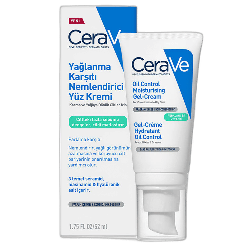 CERAVE YAGLANMA KARSITI NEMLENDIRICI YUZ KREMI 52 ml şişeYüz KremiLOREAL1MST-13030CERAVE YAGLANMA KARSITI NEMLENDIRICI YUZ KREMI 52 ml şişe