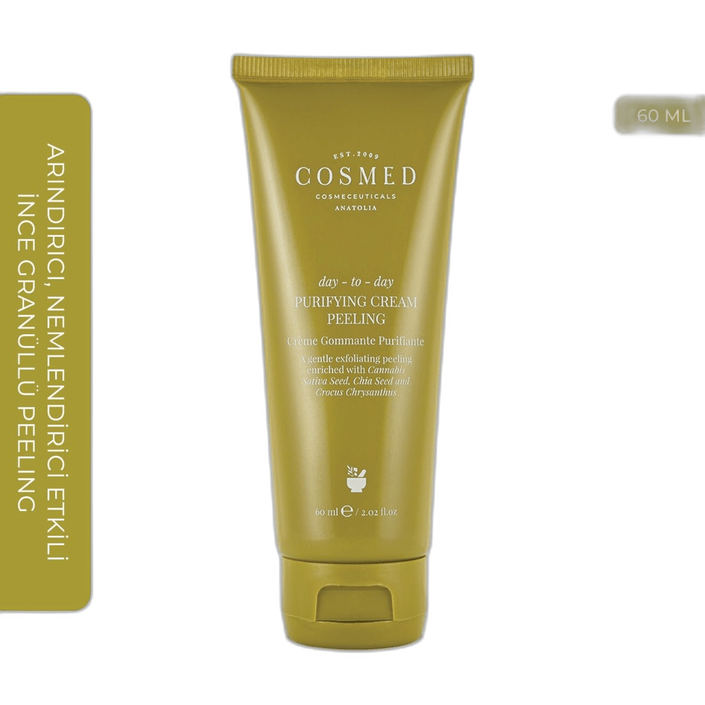 COSMED DAY TO DAY PURIFYING PEELING CREAM 60 ml tüpYüz KremiCOSMED1MST-12922COSMED DAY TO DAY PURIFYING PEELING CREAM 60 ml tüp