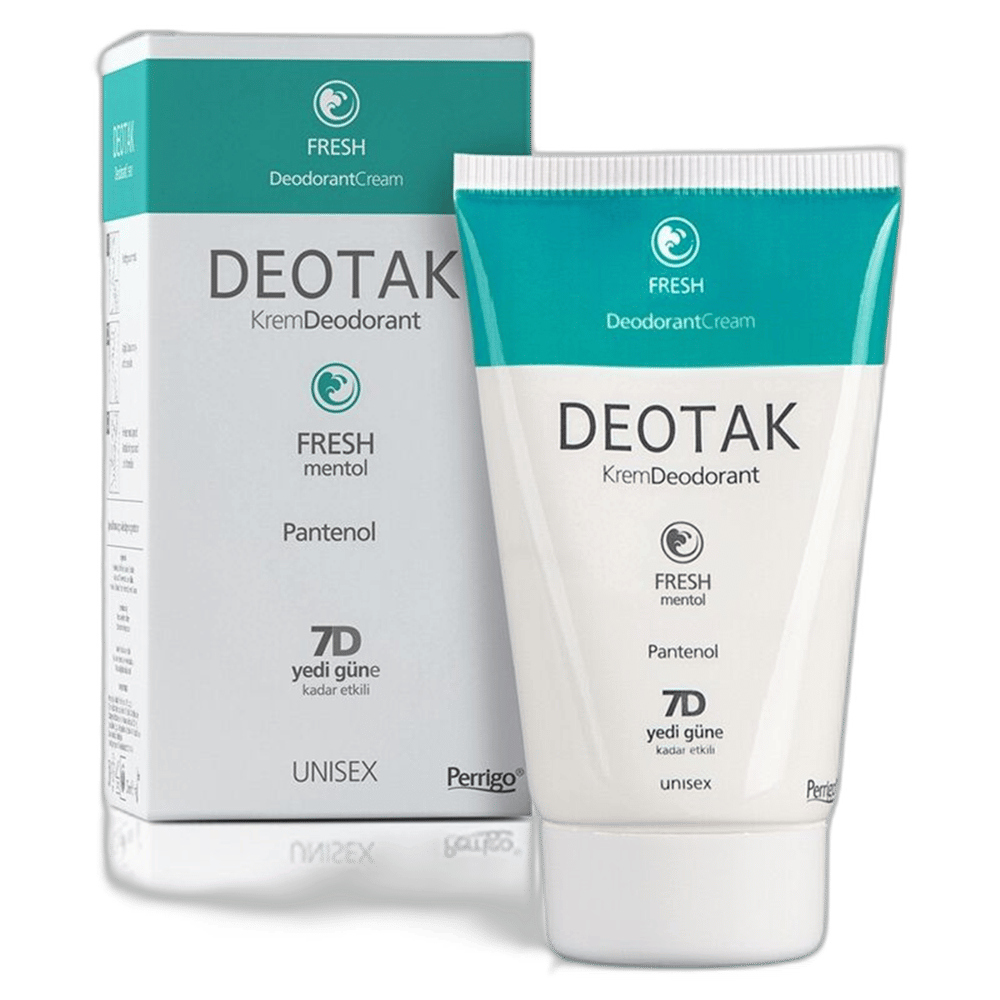 DEOTAK KREM DEODORANT FRESH 35 ml tüpDeodorantOMEGA PHARMA1MST-8720DEOTAK KREM DEODORANT FRESH 35 ml tüp