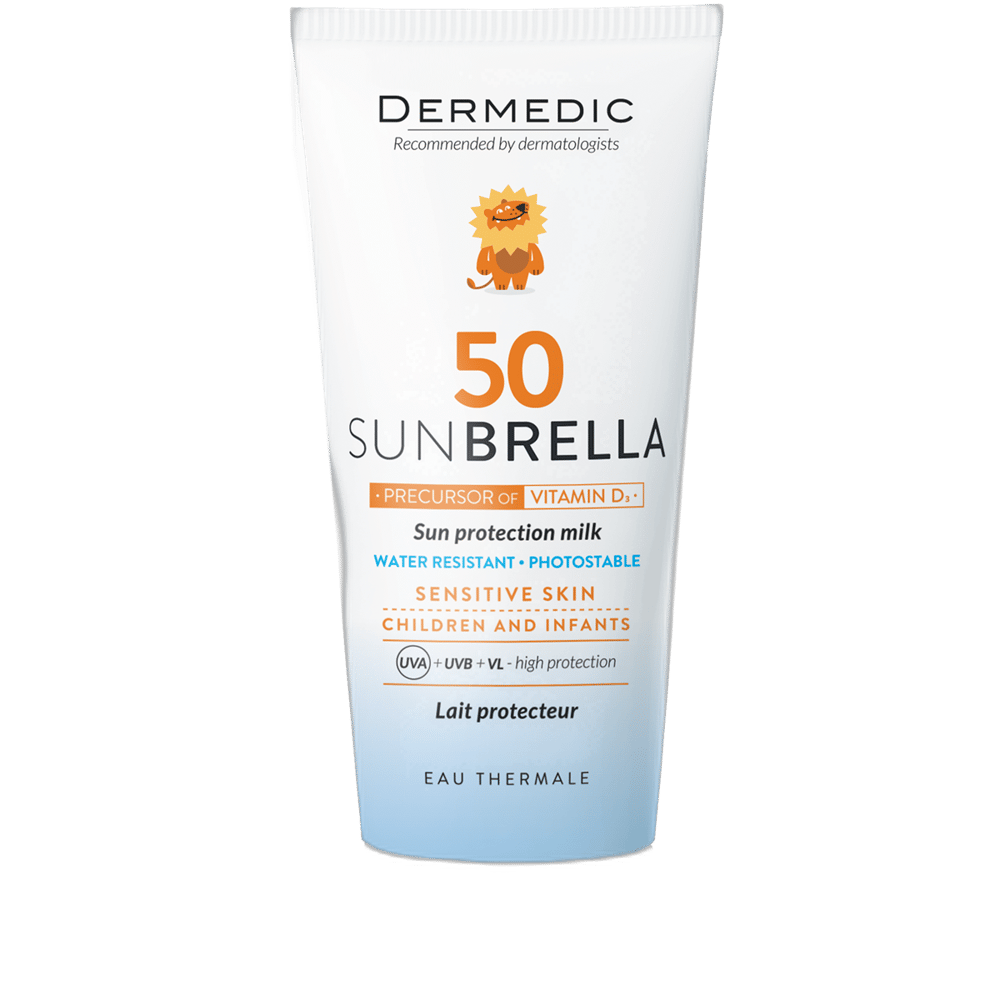 DERMEDIC SUNBRELLA COCUKLAR VE BEBEKLER ICIN GUNES KORUMA SUTU SPF50+ 100 ml tüpGüneş Losyonu & SütüFUTURE COSMETIC İLAÇ1MST-7928DERMEDIC SUNBRELLA COCUKLAR VE BEBEKLER ICIN GUNES KORUMA SUTU SPF50+ 100 ml tüp