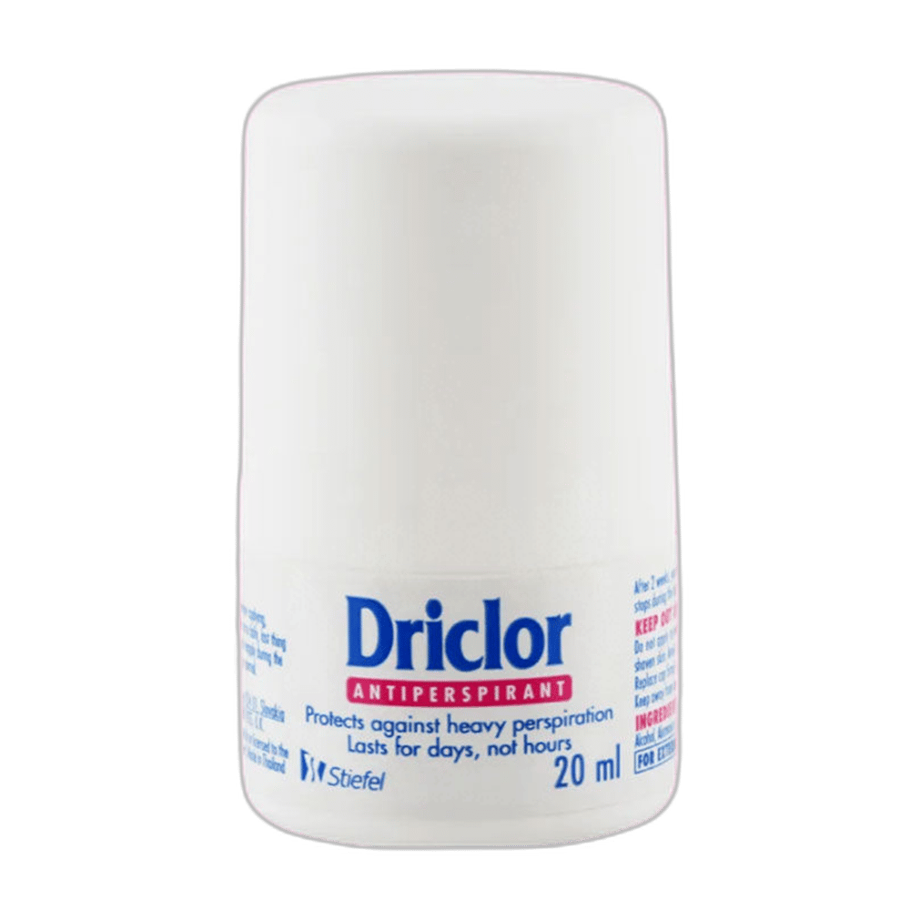DRICLOR SOLUTION ROLL-ON 20 ml şişeRoll OnGLAXOSMITHKLINE TÜKETİCİ SAĞLIĞI1MST-8742DRICLOR SOLUTION ROLL-ON 20 ml şişe