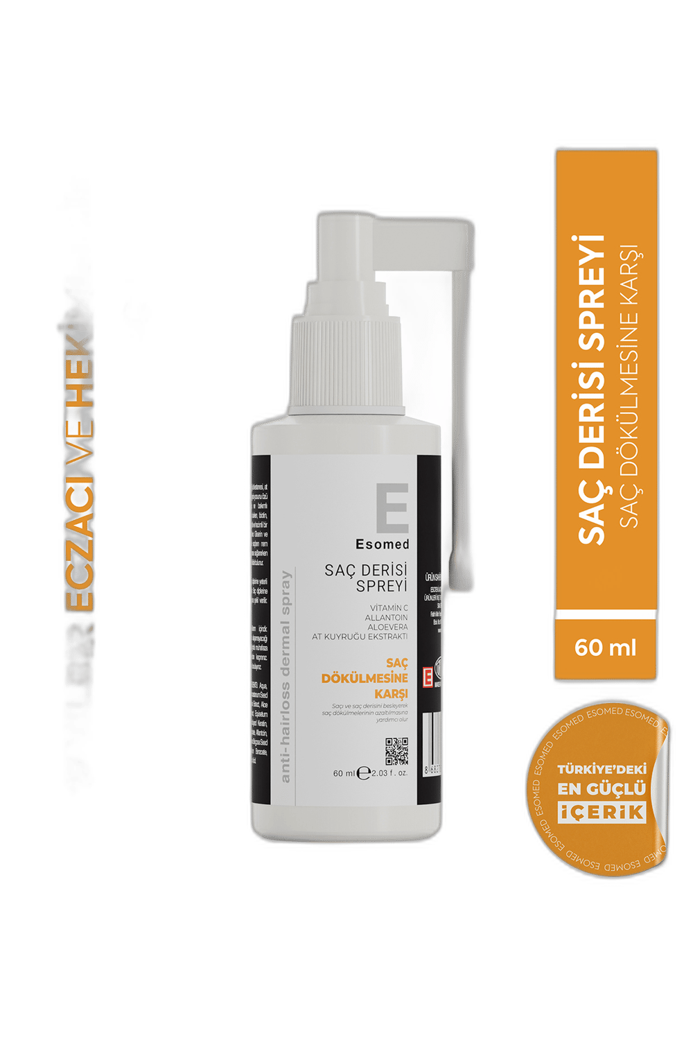 ESOMED SAC BAKIM SPREYI 60 ml şişeSaç SpreyiARTHROLINE1MST-10101ESOMED SAC BAKIM SPREYI 60 ml şişe
