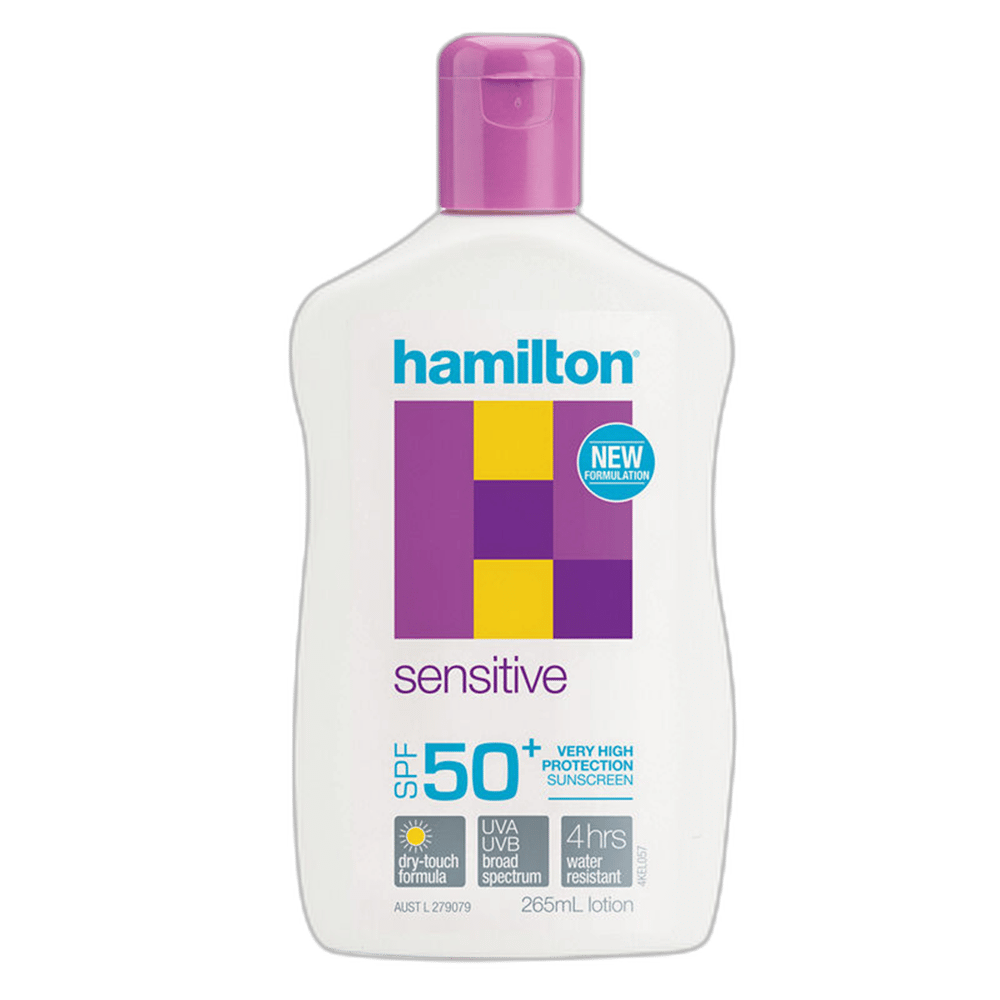 Hamilton Sensitive Spf50+ Güneş Koruyucu Losyon 265mlHassas Ciltler İçin Güneş KremiHamilton1MST-15451Hamilton Sensitive Spf50+ Güneş Koruyucu Losyon 265ml