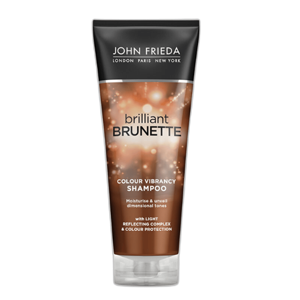 JOHN FRIEDA BRILLIANT BRUNETTE COLOUR PROTECTING SAMPUAN 250 ml tüpBoyalı SaçECZACIBAŞI TÜKETİM ÜRÜNLERİ1MST-9350JOHN FRIEDA BRILLIANT BRUNETTE COLOUR PROTECTING SAMPUAN 250 ml tüp