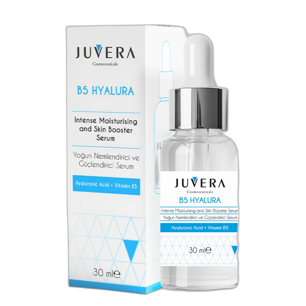 JUVERA B5 HYALURA YOGUN NEMLENDIRICI VE GUCLENDIRICI SERUM 30 ml şişeYüz SerumuJUVECO İLAÇ1MST-14286JUVERA B5 HYALURA YOGUN NEMLENDIRICI VE GUCLENDIRICI SERUM 30 ml şişe