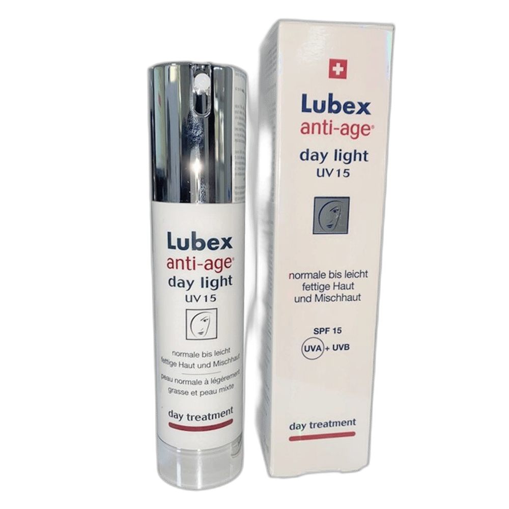 LUBEX ANTI AGE DAY LIGHT UV 15 DAY TREATMENT 50 ml şişeYüz KremiINTERPHARM1MST-13076LUBEX ANTI AGE DAY LIGHT UV 15 DAY TREATMENT 50 ml şişe