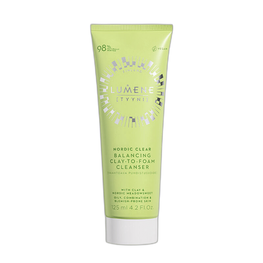 LUMENE NORDIC CLEAR BALANCING CLAY-TO-FOAM CLEANSER 125 ml tüpYüz KöpüğüKOZMOKLİNİK1MST-13703LUMENE NORDIC CLEAR BALANCING CLAY-TO-FOAM CLEANSER 125 ml tüp