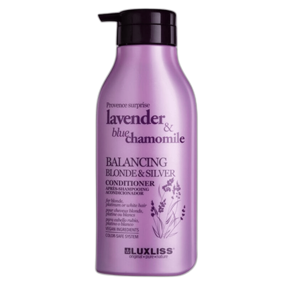 LUXLISS LAVENDER & BLUE CHAMOMILE BALANCING BLONDE & SILVER CONDITIONER 500 ml şişeSaç Kremi & JeliAxis Kozmetik1MST-9923LUXLISS LAVENDER & BLUE CHAMOMILE BALANCING BLONDE & SILVER CONDITIONER 500 ml şişe