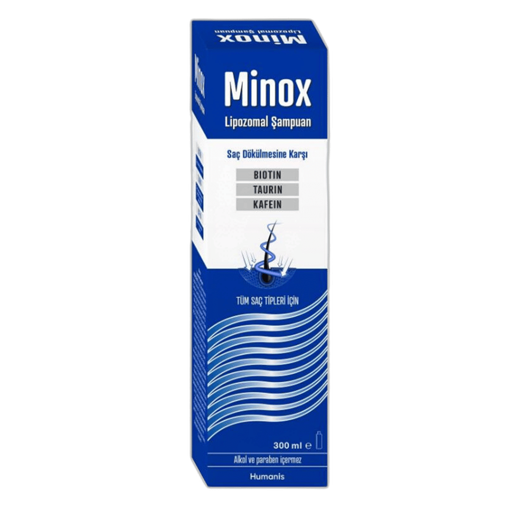MINOX LIPOZOMAL SAMPUAN 300 ml şişeSaç Dökülmesi KarşıtıHUMANİS1MST-9249MINOX LIPOZOMAL SAMPUAN 300 ml şişe