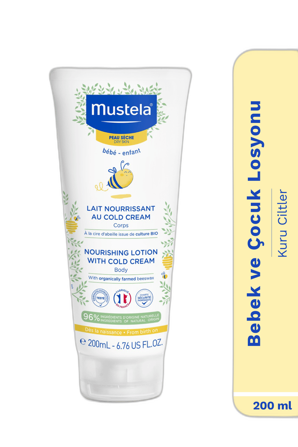 MUSTELA COLD CREAM ICEREN BESLEYICI VUCUT LOSYONU 200 ml şişeBebek Losyonu & SütüGERÇEK KOZMETIK1MST-8047MUSTELA COLD CREAM ICEREN BESLEYICI VUCUT LOSYONU 200 ml şişe