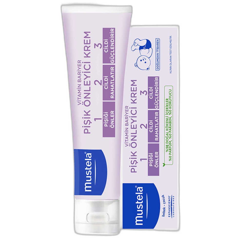 MUSTELA VITAMIN BARRIER CREAM - VITAMIN BARIYER PISIK ONLEYICI KREM 50 ml tüpBebek Pişik ÜrünleriGERÇEK KOZMETIK1MST-8104MUSTELA VITAMIN BARRIER CREAM - VITAMIN BARIYER PISIK ONLEYICI KREM 50 ml tüp