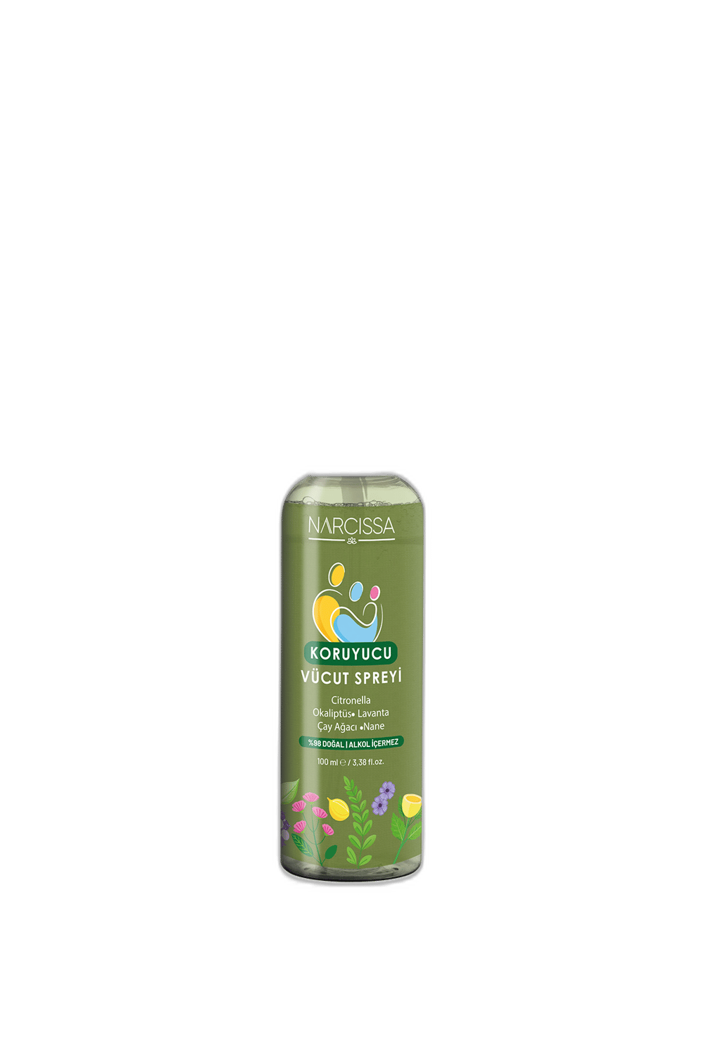 NARCISSA KORUYUCU VUCUT SPREYI 100 ml şişeVücut SpreyiNARLIFE PHARMA1MST-11342NARCISSA KORUYUCU VUCUT SPREYI 100 ml şişe