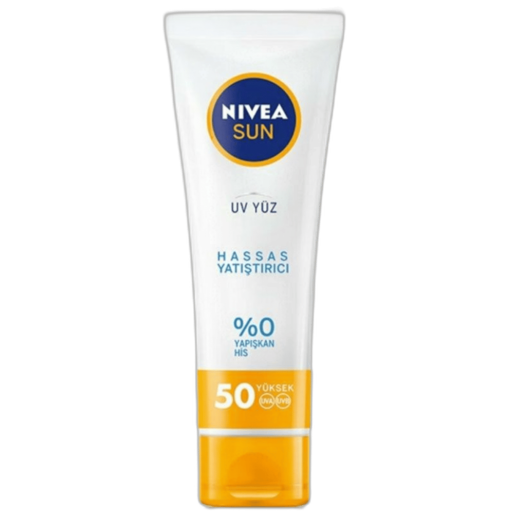 Nivea Sun UV Yüz Hassas Yatıştırıcı Spf 50 Güneş Kremi 50 mlHassas Ciltler İçin Güneş KremiNivea1MST-15671Nivea Sun UV Yüz Hassas Yatıştırıcı Spf 50 Güneş Kremi 50 ml
