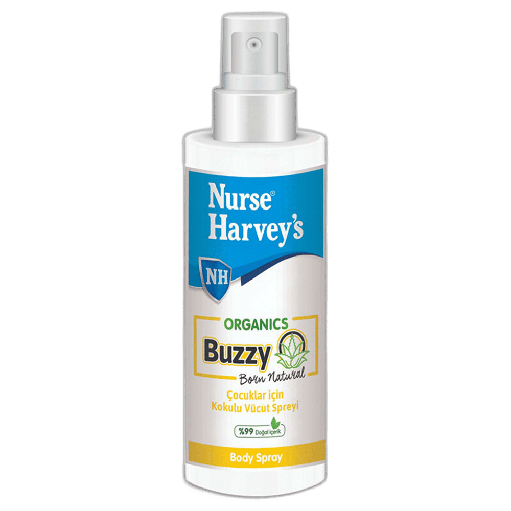 NURSE HARVEYS ORGANICS BUZZY BODY SPRAY 175 ml şişeVücut SpreyiHAKS İLAÇ1MST-11306NURSE HARVEYS ORGANICS BUZZY BODY SPRAY 175 ml şişe