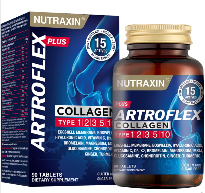 Nutraxin Artroflex Plus Collagen 90 TabletEklemNutraxinNTRX-ARTROFLEXPLUS90Nutraxin Artroflex Plus Collagen 90 Tablet