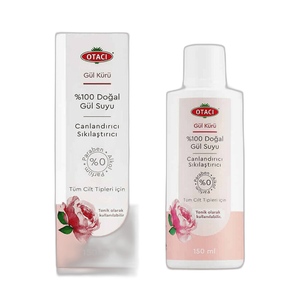 OTACI GUL KURU %100 DOGAL GUL SUYU 150 mlYüz ToniğiKURTSAN1MST-14343OTACI GUL KURU %100 DOGAL GUL SUYU 150 ml