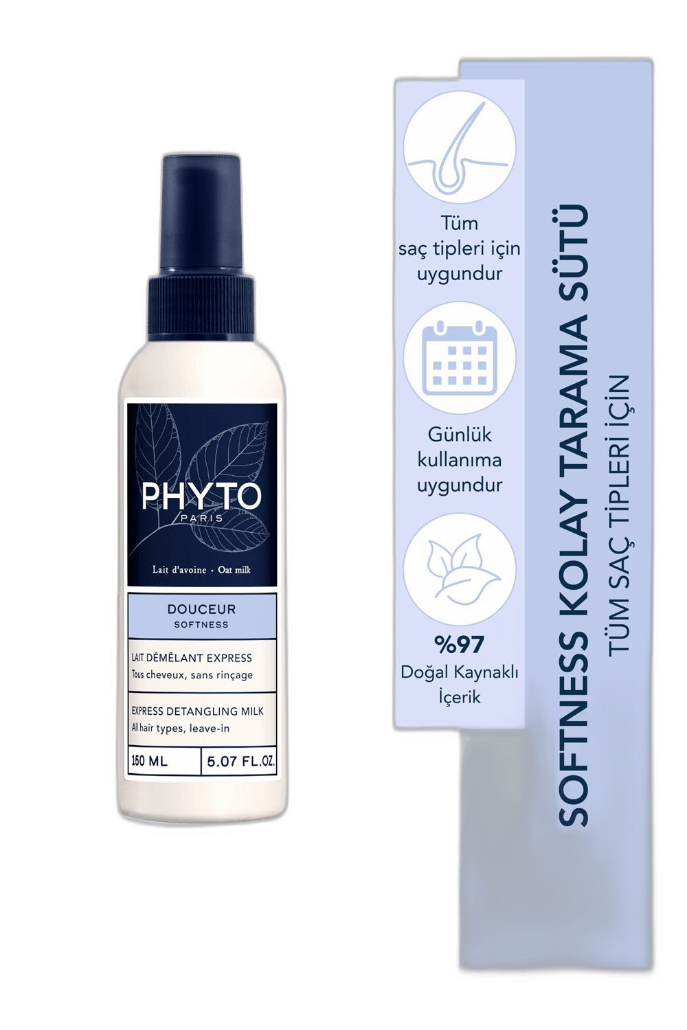 PHYTO DOUCEUR SOFTNESS EXPRESS DETANGLING MILK 150 ml şişeSaç Losyonu & SütüLABORATOIRE NATIVE1MST-9962PHYTO DOUCEUR SOFTNESS EXPRESS DETANGLING MILK 150 ml şişe
