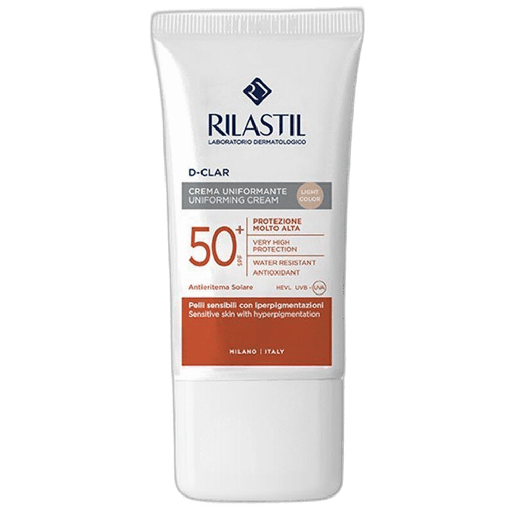 Rilastil D-Clar Leke Karşıtı Yüz Güneş Koruyucu Krem Spf50+ 40 ml - LightLekeli Ciltler İçin Güneş KremiRilastil1MST-15711Rilastil D-Clar Leke Karşıtı Yüz Güneş Koruyucu Krem Spf50+ 40 ml - Light
