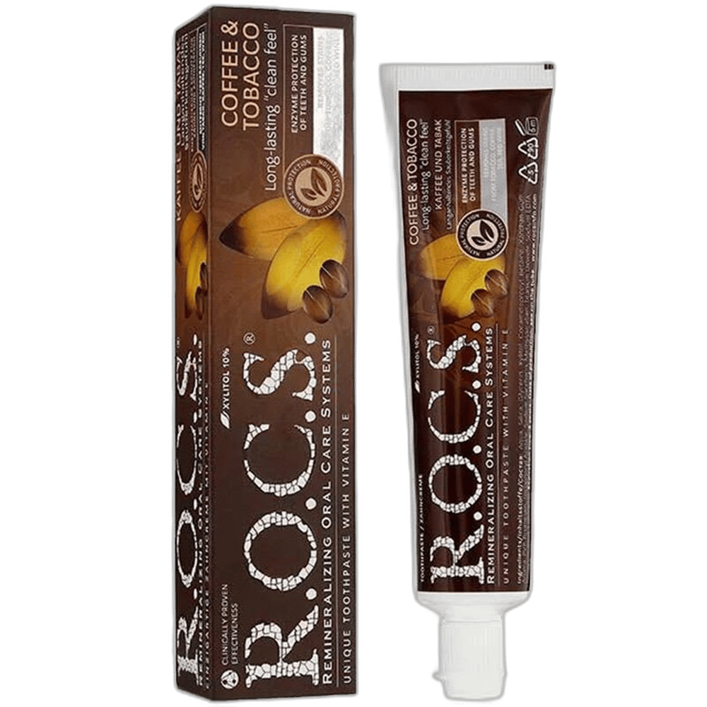 ROCS KAHVE-TUTUN LEKELERE KARSI DIS MACUNU 60 ml tüpDiş MacunuDENTAVİT1MST-8672ROCS KAHVE-TUTUN LEKELERE KARSI DIS MACUNU 60 ml tüp