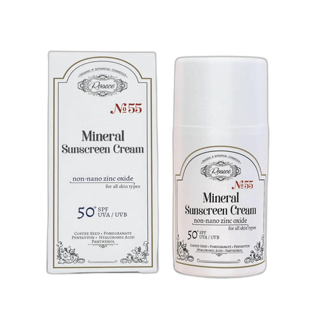 Rosece No55 Mineral Sunscreen Cream 50SPF 50 mlRosece No55 Mineral Sunscreen Cream 50spf 50 MlRosece1MST-15728Rosece No55 Mineral Sunscreen Cream 50SPF 50 ml