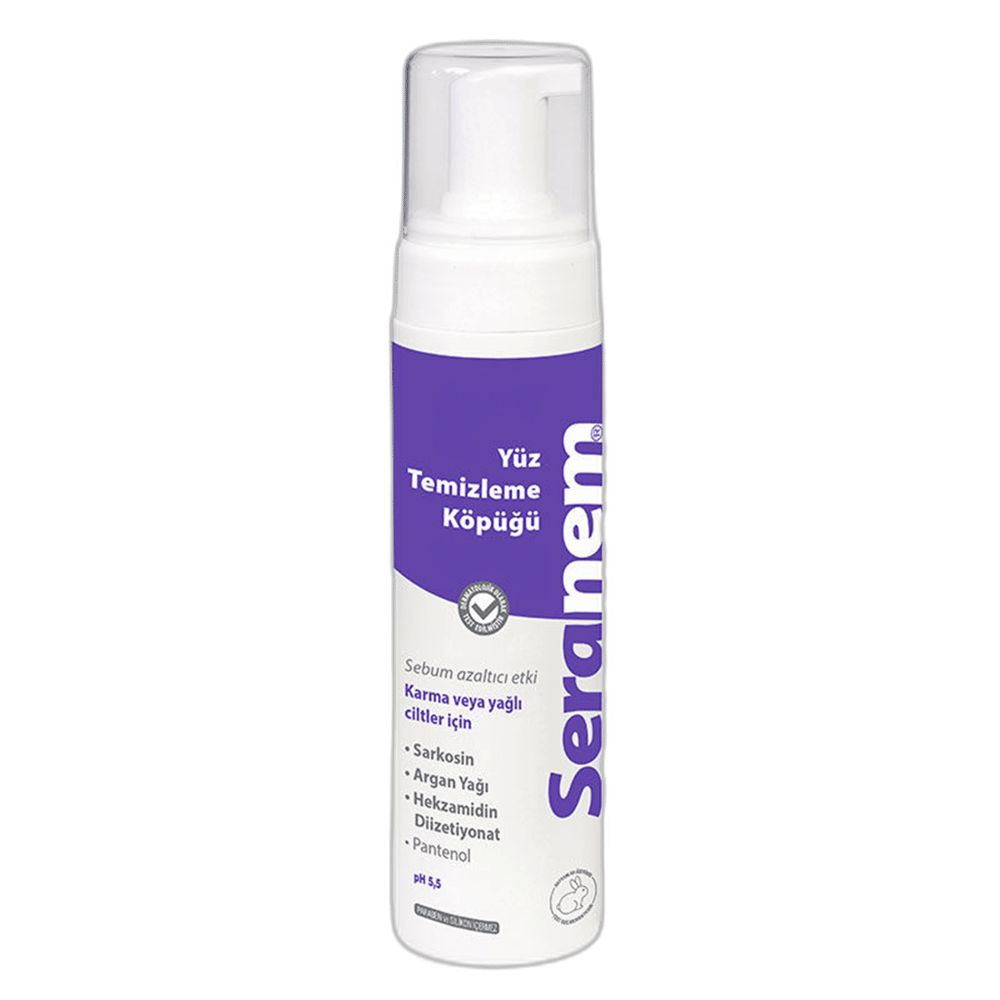 SERANEM YUZ TEMIZLEME KOPUGU 200 ml şişeYüz KöpüğüDERMADOLİN1MST-13660SERANEM YUZ TEMIZLEME KOPUGU 200 ml şişe