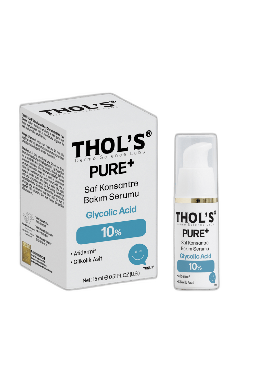 THOLS PURE+ SAF KONSANTRE BAKIM SERUMU %5 KIGETHOL 15 ml şişeYüz SerumuALMEDİKO1MST-14154THOLS PURE+ SAF KONSANTRE BAKIM SERUMU %5 KIGETHOL 15 ml şişe
