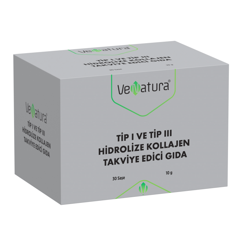 Venatura Tip 1 Tip 3 Hidrolize Kolajen 30 ŞaseKolajenVenaturaVENATURA-TIP1TIP330Venatura Tip 1 Tip 3 Hidrolize Kolajen 30 Şase