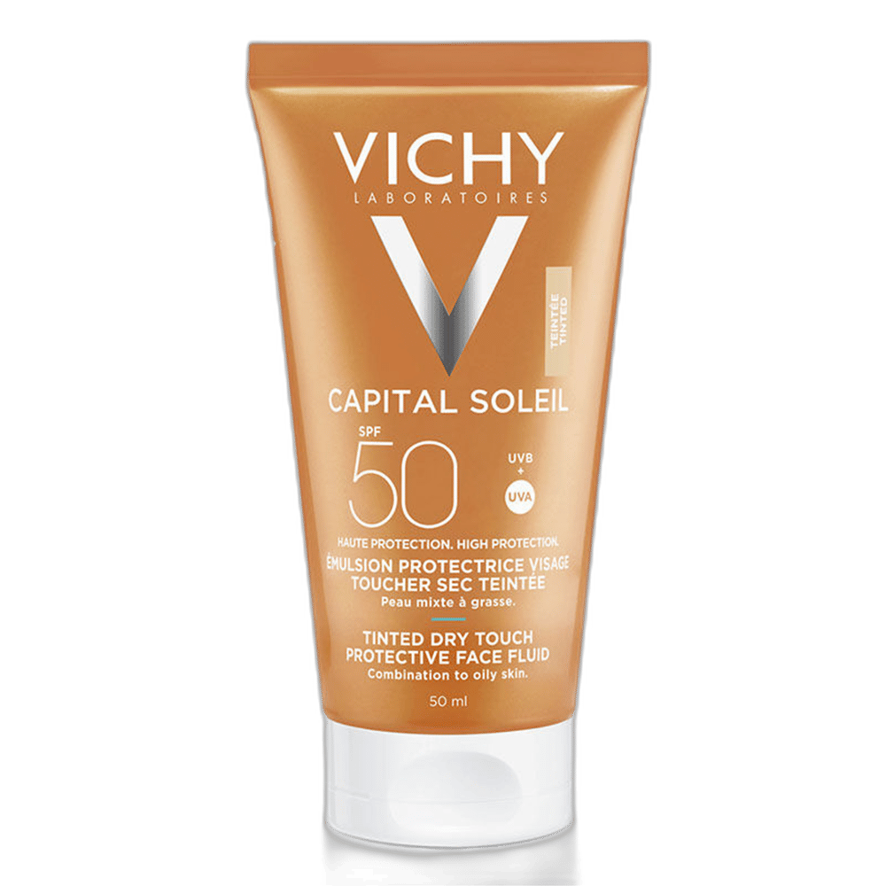 VICHY CAPITAL SOLEIL TINTED DRY TOUCH EMULSION SPF50 GUNES KREMI 50 ml tüpGüneş Kremi & JeliLOREAL1MST-14832VICHY CAPITAL SOLEIL TINTED DRY TOUCH EMULSION SPF50 GUNES KREMI 50 ml tüp