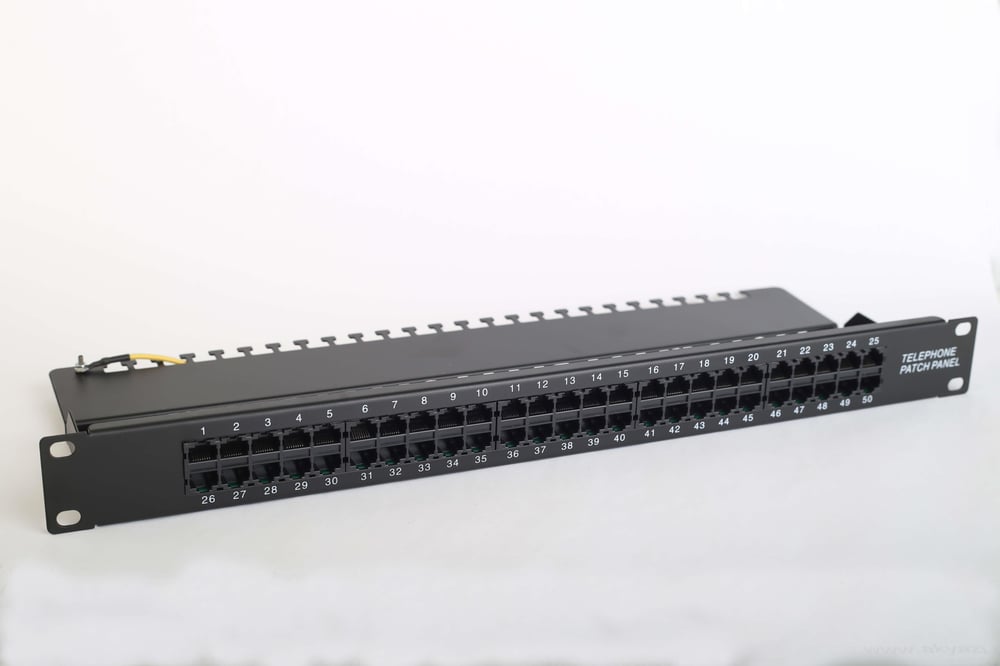 50 Port Isdn Telefon Patch Panel