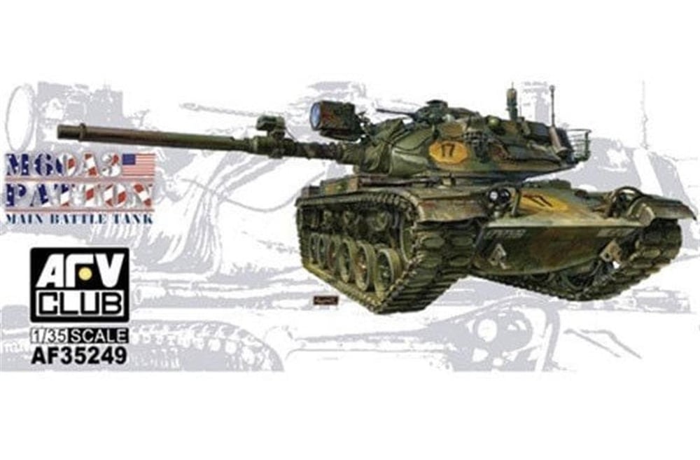 AFV Club AF35249 1/35 Ölçek, M60A3/TTS Main Battle Tank Tank, Plastik Model kiti