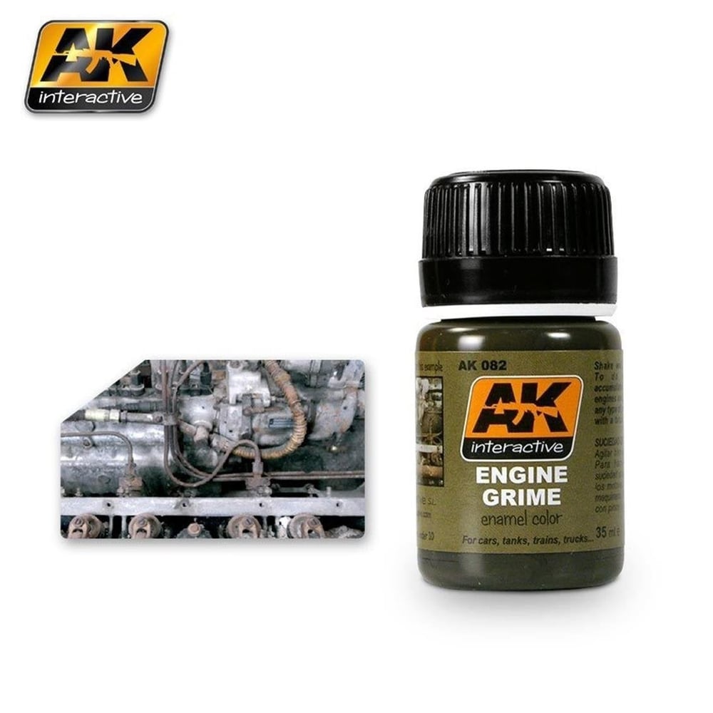 AK 082 35 ml. Motor Kiri Efekti, Enamel Model Boyası