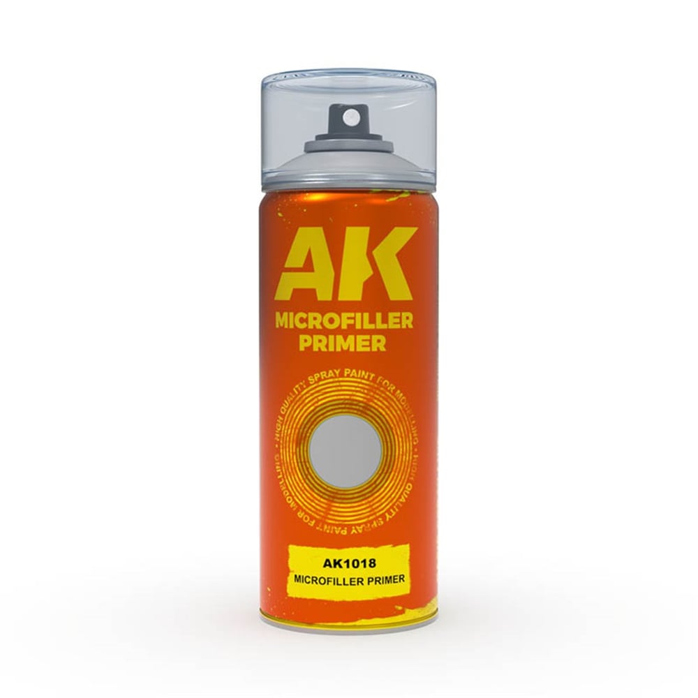 AK 1018 150 ml. Mikrofiller Primer Sprey, 1 Farklı Uc İle