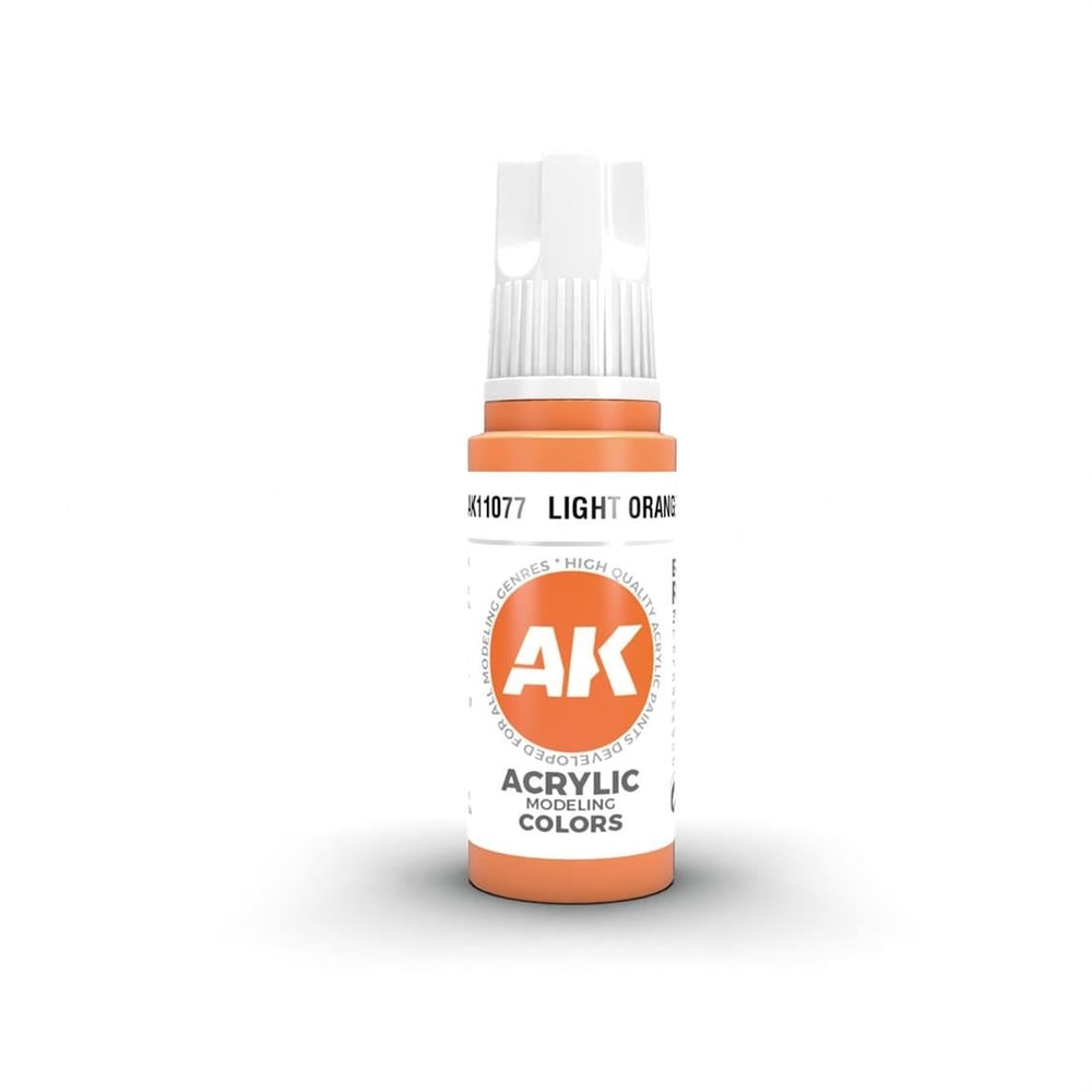 AK 11077 17 ml. Light Orange, 3GEN Akrilik Model Boyası