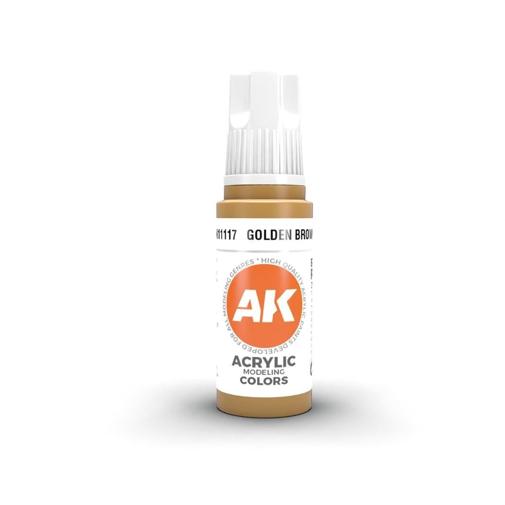 AK 11117 17 ml. Golden Brown, 3GEN Akrilik Model Boyası