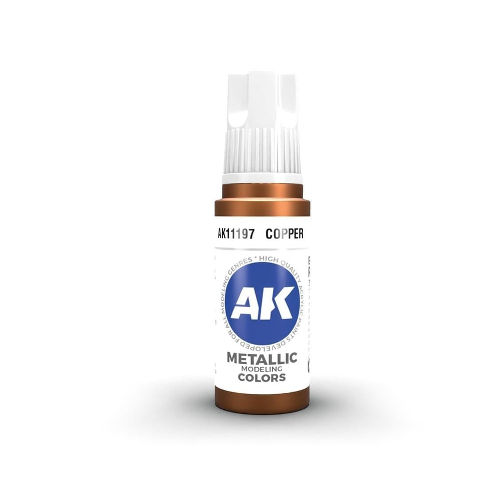 AK 11197 17 ml. Copper, 3GEN Akrilik Model Boyası