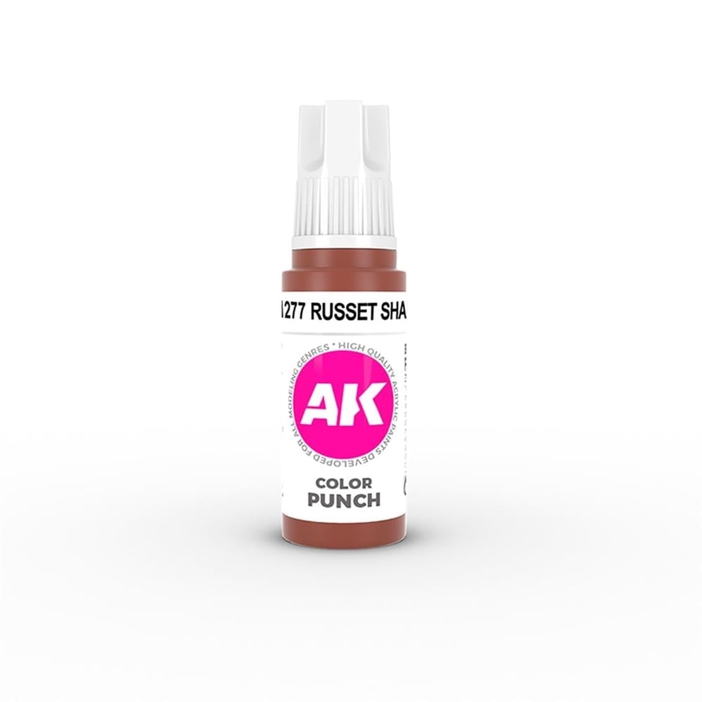 AK 11277 17 ml. Kızılderili Gölgesi (Redskin Shadow Color Punch), Ultra Pigmentli 3GEN Akrilik Model Boyası