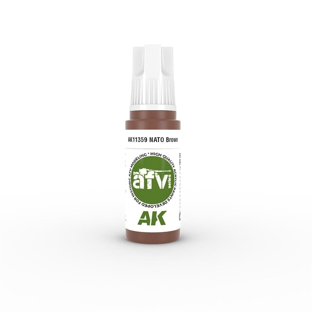 AK 11359 17 ml. NATO Brown, AFV Serisi 3GEN Akrilik Model Boyası