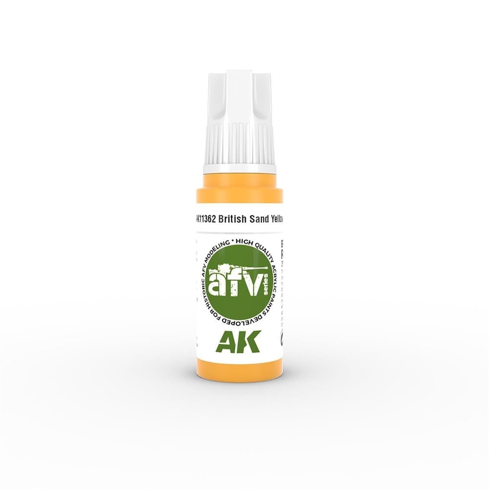 AK 11362 17 ml. British Sand Yellow, AFV Serisi 3GEN Akrilik Model Boyası
