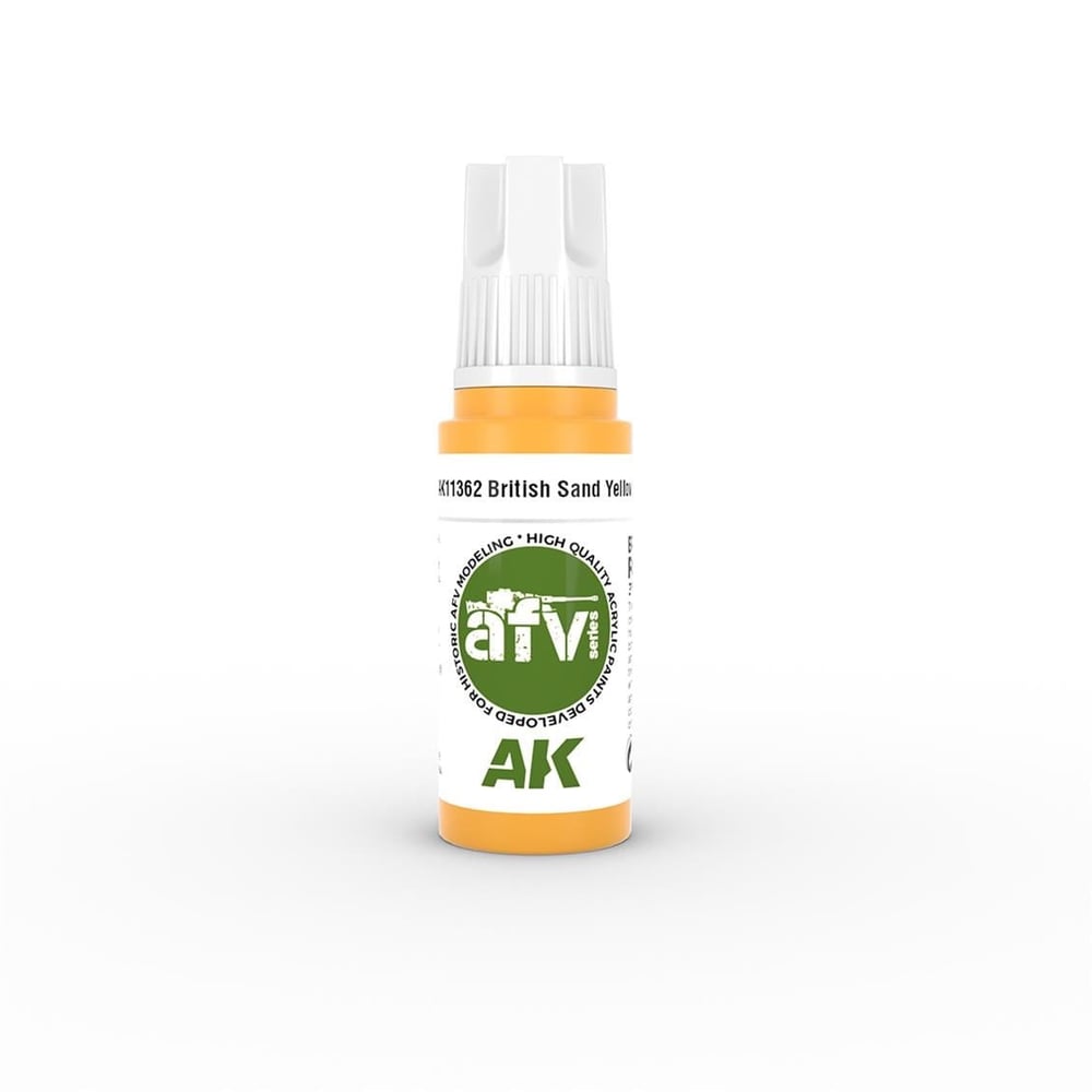 AK 11362 17 ml. British Sand Yellow, AFV Serisi 3GEN Akrilik Model Boyası