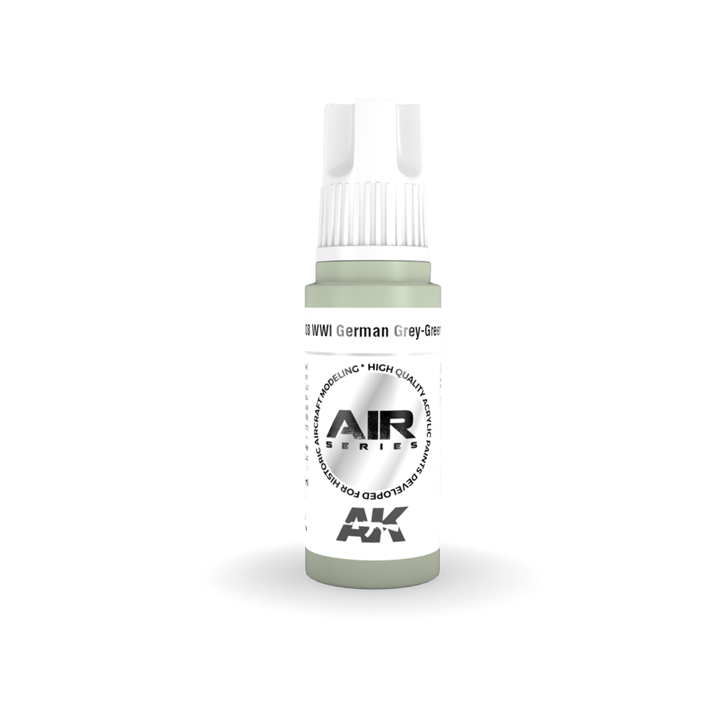 AK 11808 17 ml. WWI German Grey-Green Primer, Aircraft Serisi 3GEN Akrilik Model Boyası