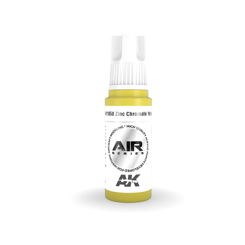 AK 11858 17 ml. Zinc Chromate Yellow, Aircraft Serisi 3GEN Akrilik Model Boyası