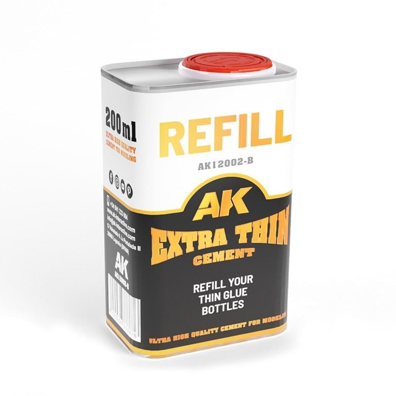 AK 12002-B 200 ml. Extra İnce Plastik Yapıştırıcı