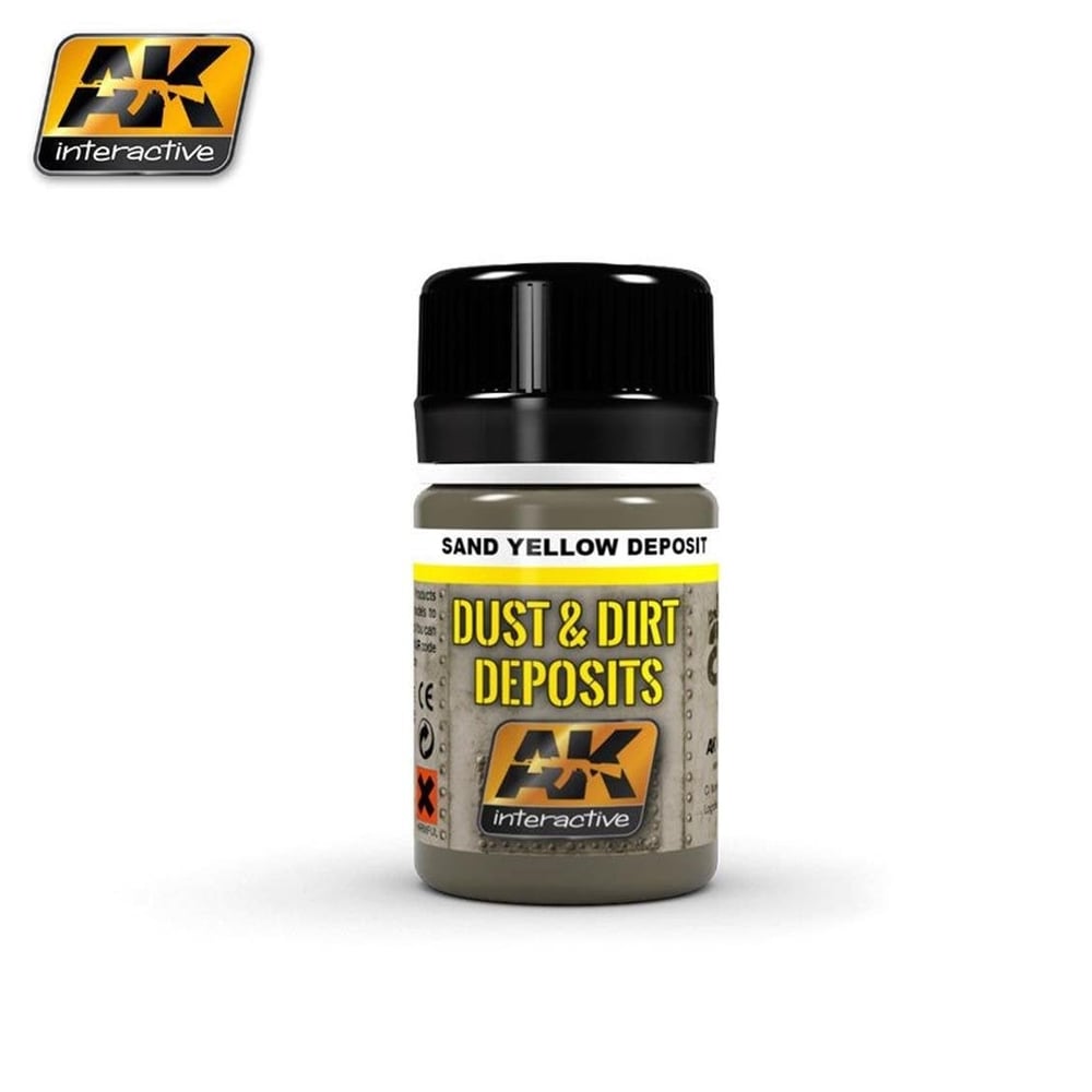 AK 4061 35 ml. Kum Sarısı Efekti, Deposits Serisi Enamel Model Boyası