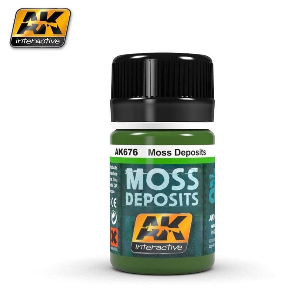 AK 676 35 ml. Yosun Efekti, Deposits Serisi Enamel Model Boyası