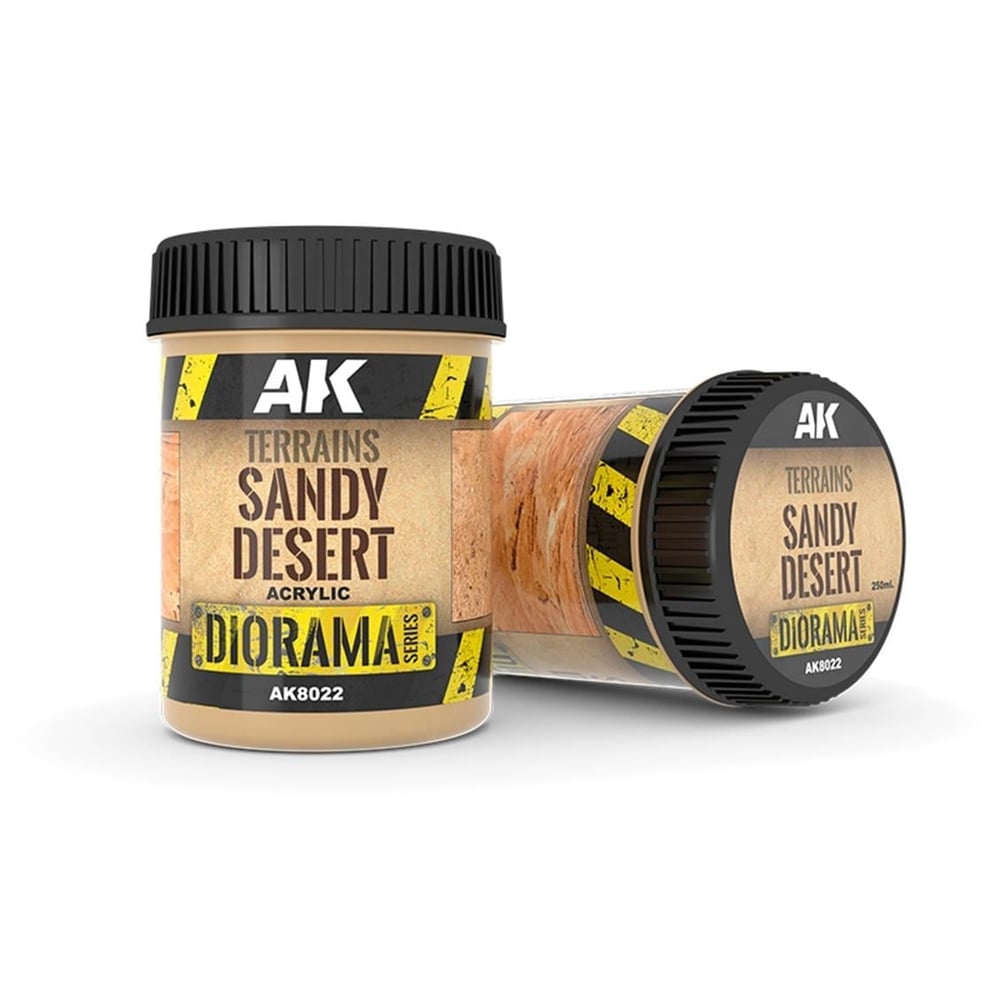 AK 8022 250 ml. Kum Çölü, Akrilik, Diorama Serisi Zemin Dokusu