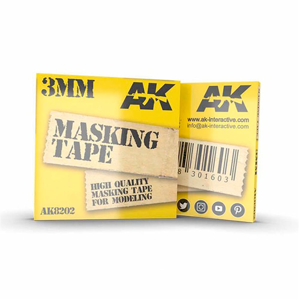 AK 8202 3mm x 20 metre Maskeleme Bandı