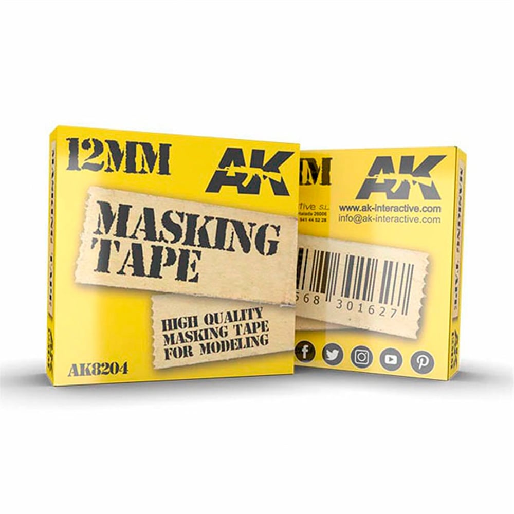 AK 8204 12mm x 20 metre Maskeleme Bandı
